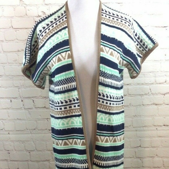 I Love Long Hi-Lo Cardigan Sweater Size Med/Lg - Picture 1 of 4